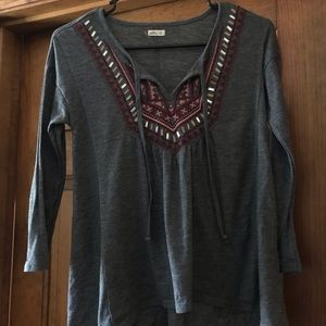 Hollister Tie Front Top